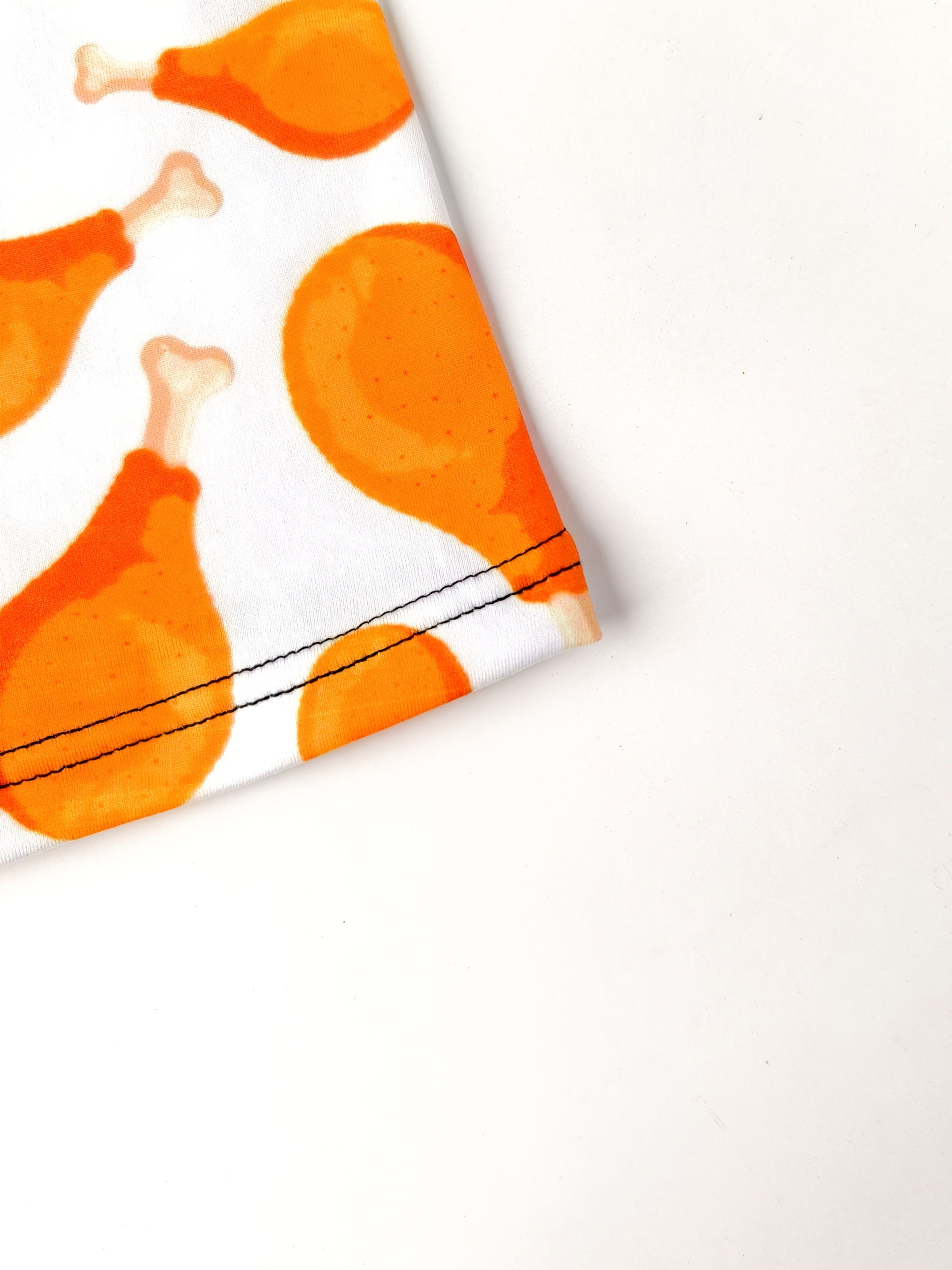 3pcs Boys Fast Food Cuisine Print Half-Open Front Flat Briefs
