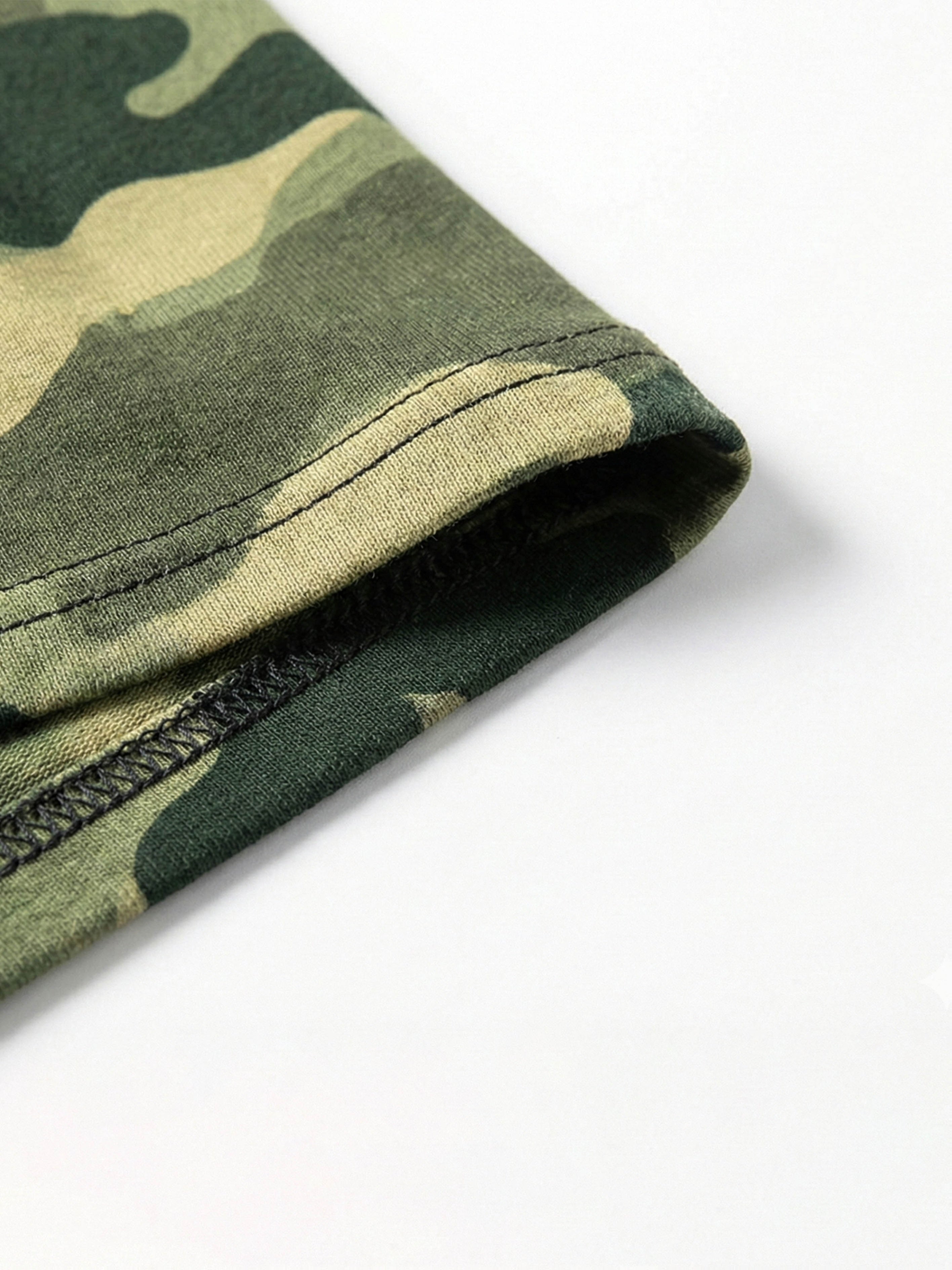 5pcs Boys Camouflage Print Half Fly Front Boxer Briefs