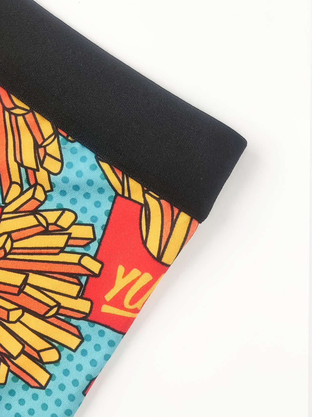3pcs Boys Fast Food Cuisine Print Half-Open Front Flat Briefs