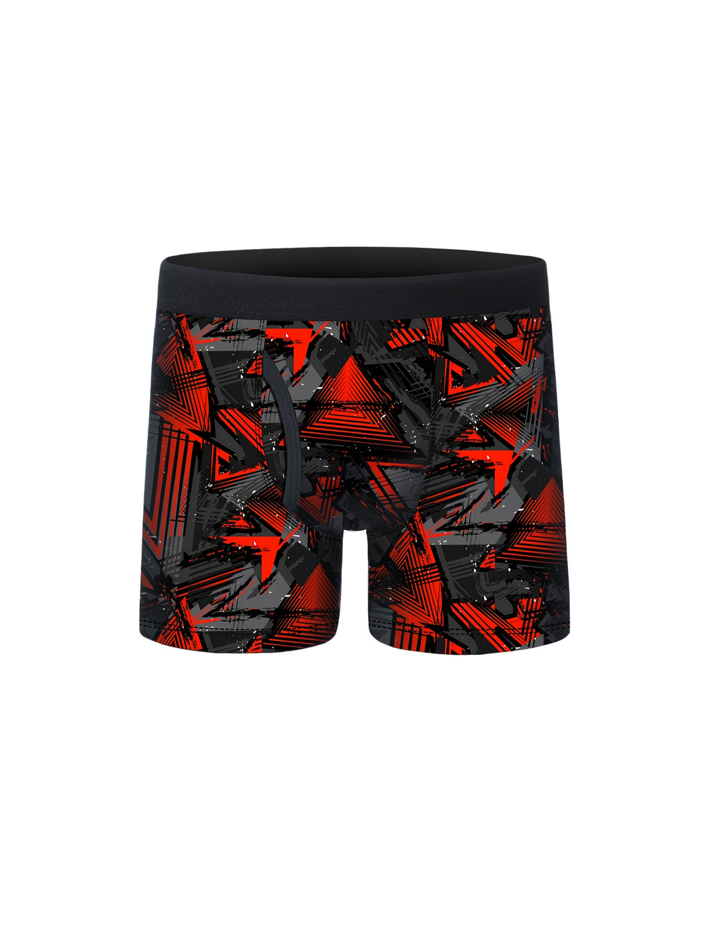 5pcs Boys Camouflage Print Half Fly Front Boxer Briefs